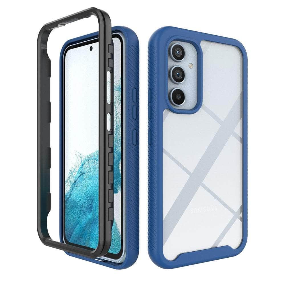 Casebuddy Blue / For Galaxy A34 5G Hybrid Full Body Rugged Galaxy A34 Case