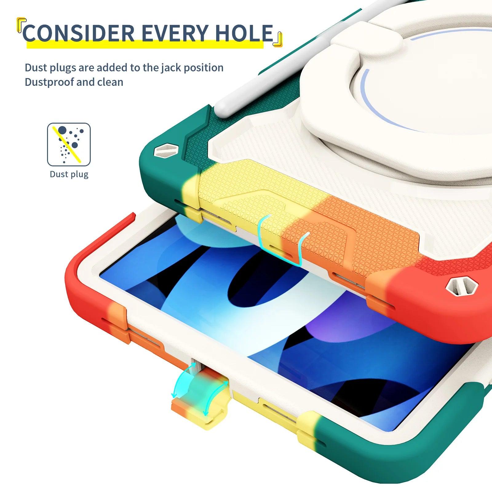 Casebuddy iPad Mini 6 Kids Safe Shockproof Rugged Full Protector Case