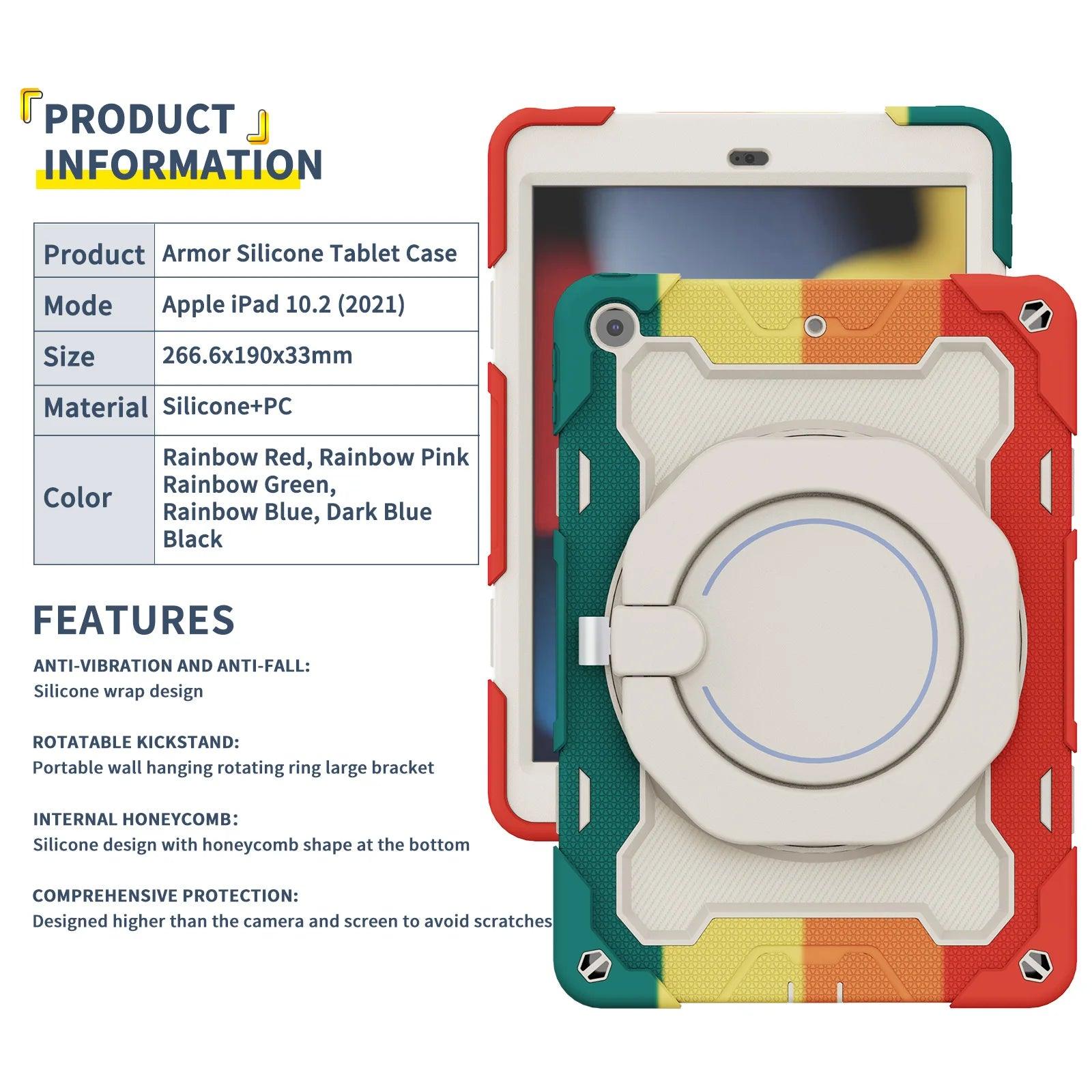 Casebuddy iPad Mini 6 Kids Safe Shockproof Rugged Full Protector Case