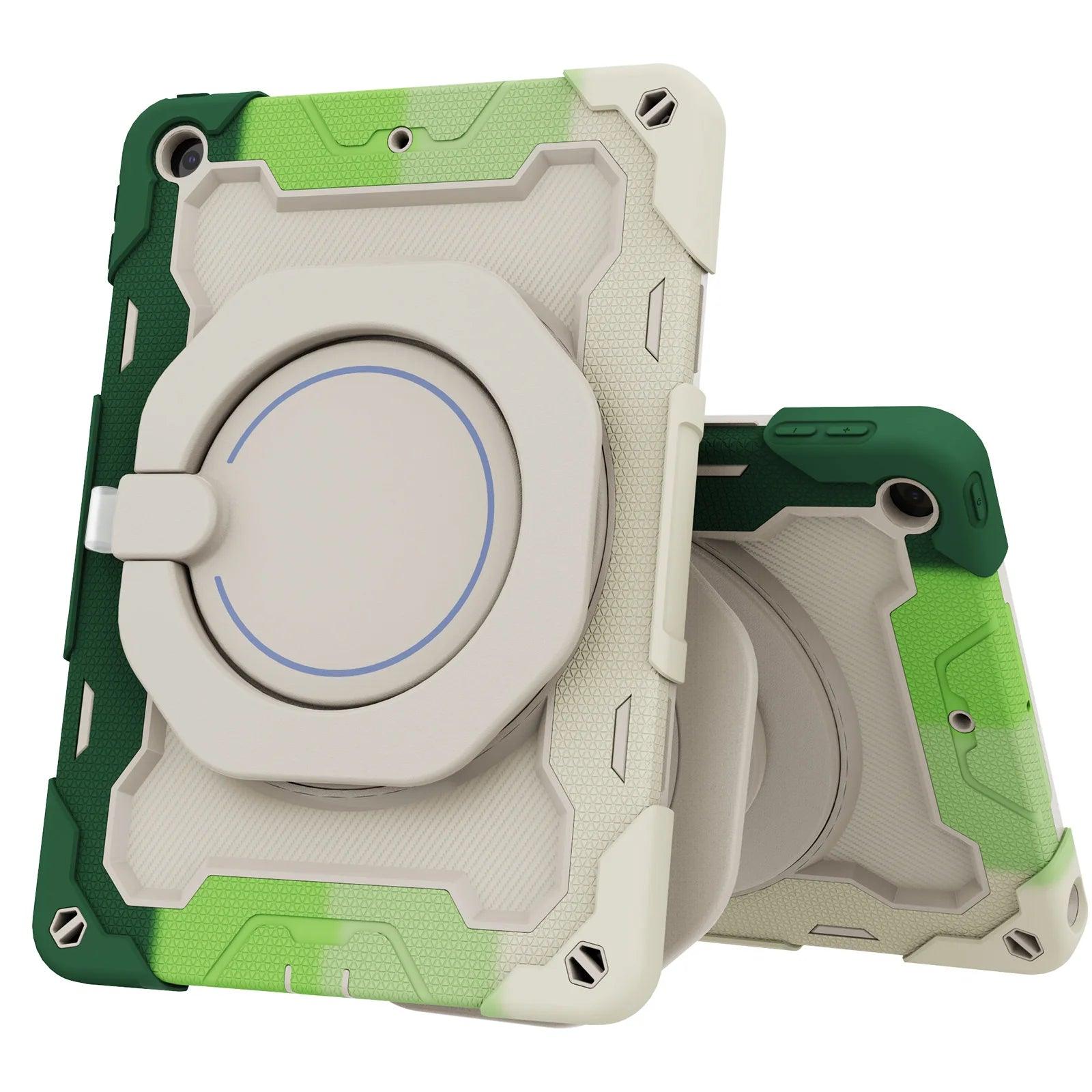 Casebuddy Rainbow Green / iPad mini 6 iPad Mini 6 Kids Safe Shockproof Rugged Full Protector Case