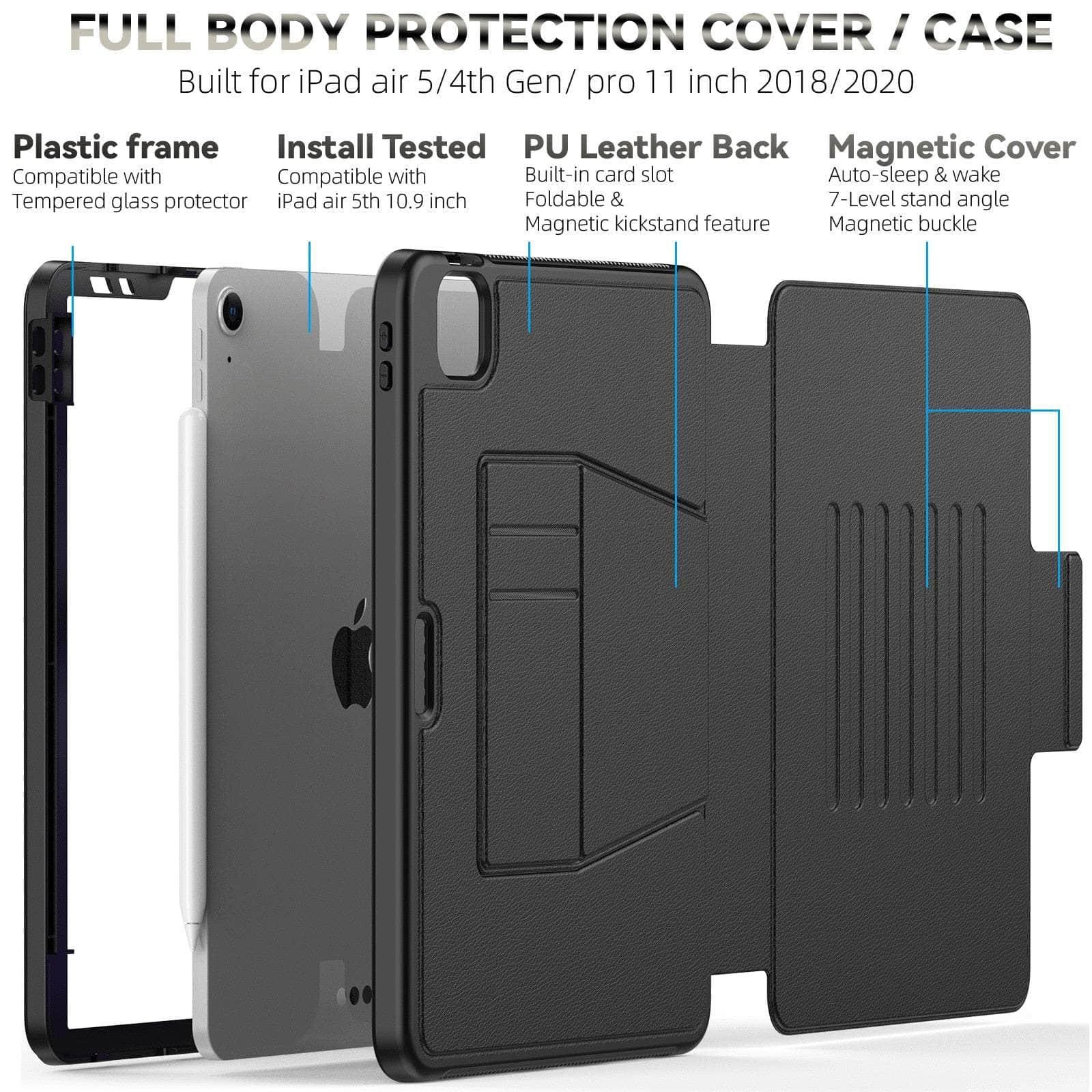 Casebuddy iPad Mini 6 Magnet Smart Shockproof Cover