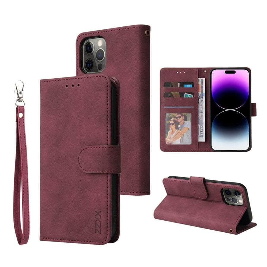 Casebuddy iPhone 15 Leather Wallet Case