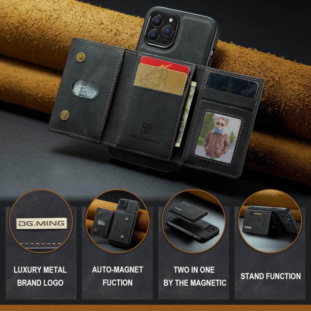 Casebuddy iPhone 15 Magnetic Split Body Wallet Case