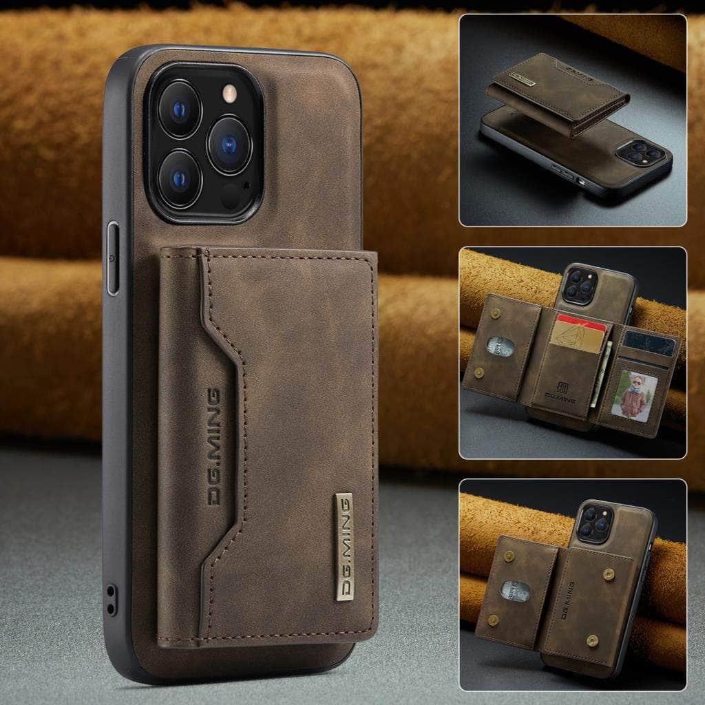 Casebuddy iPhone 15 Magnetic Split Body Wallet Case