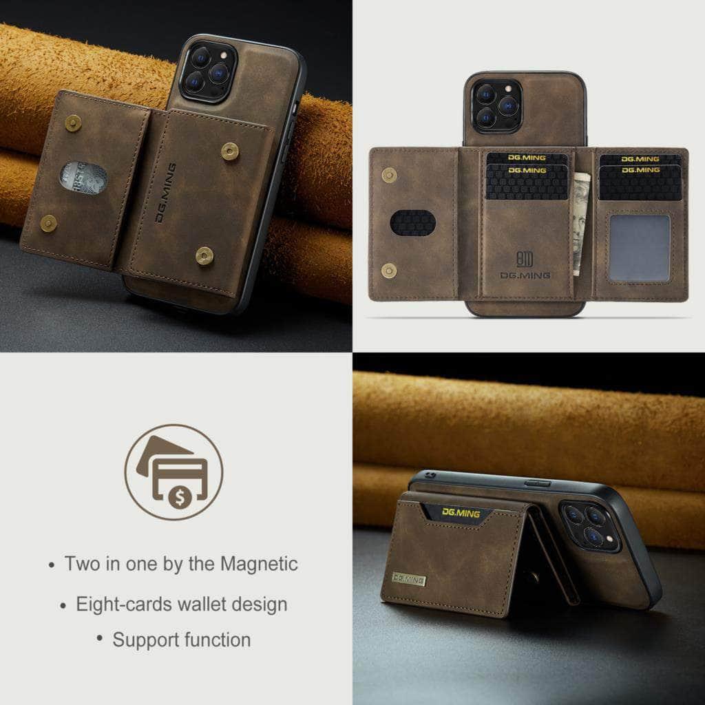 Casebuddy iPhone 15 Magnetic Split Body Wallet Case