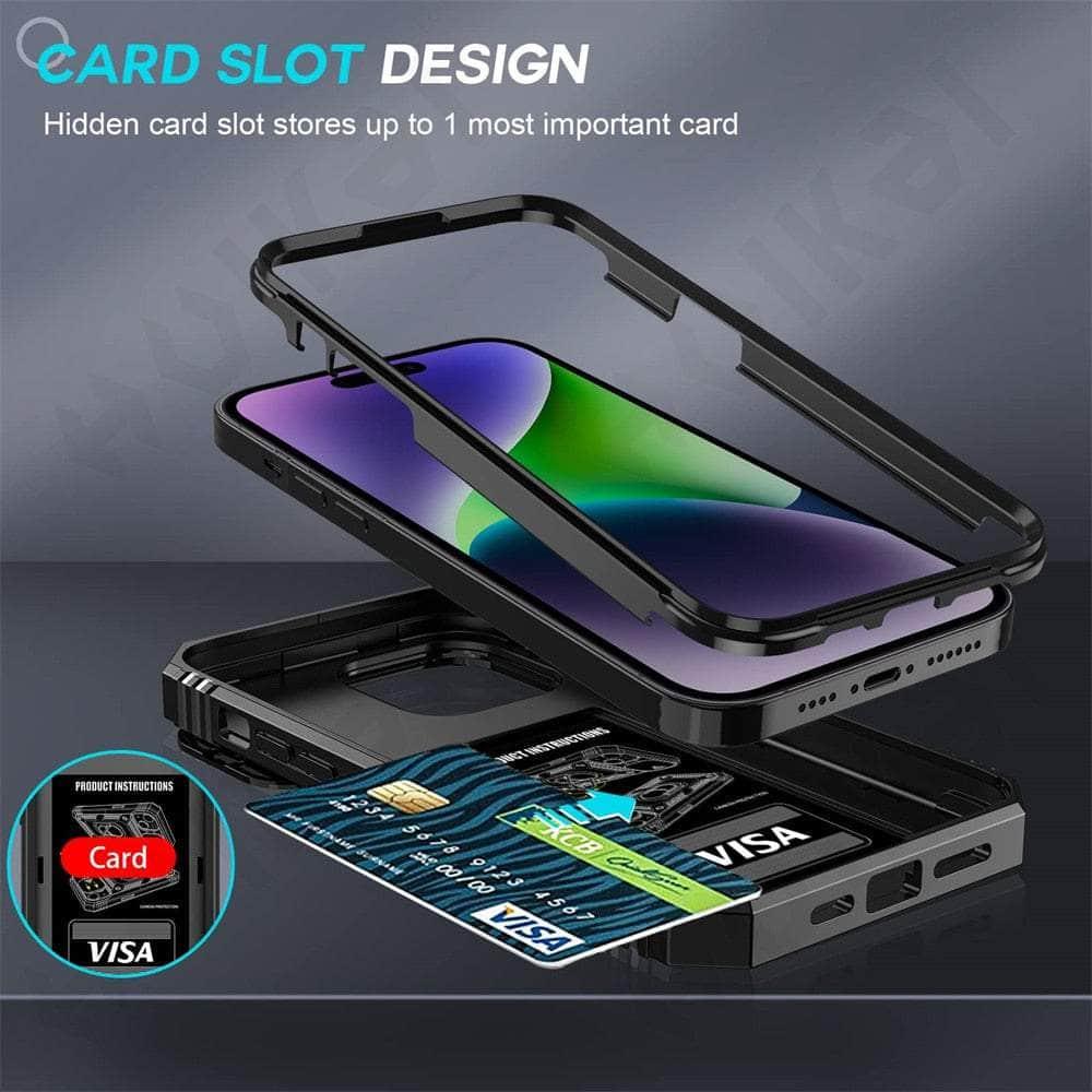 Casebuddy iPhone 15 Plus Armor Designed Shockproof Rugged Military Case