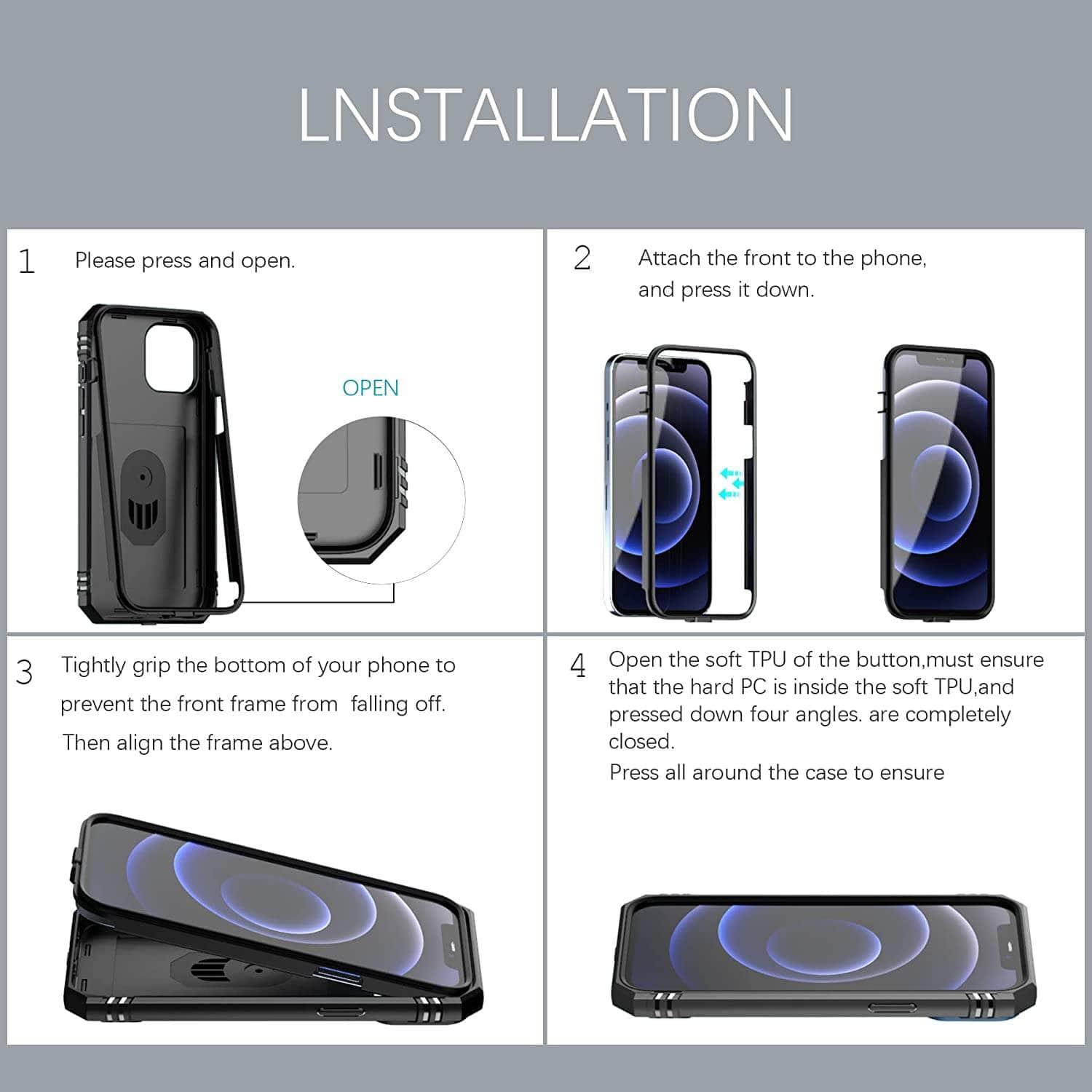 Casebuddy iPhone 15 Plus Armor Designed Shockproof Rugged Military Case