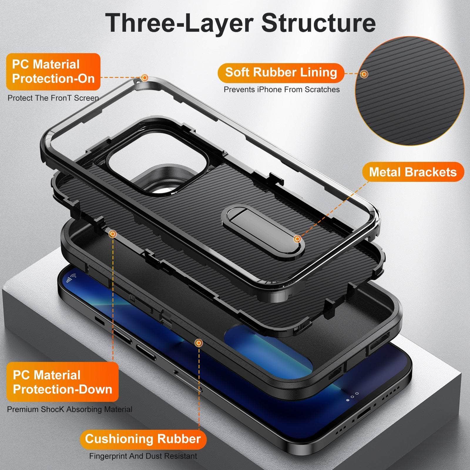 Casebuddy iPhone 15 Plus Heavy Armor Shockproof Defend Case