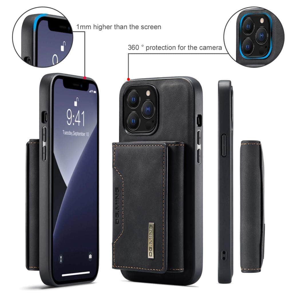 Casebuddy iPhone 15 Plus Magnetic Split Body Wallet Case