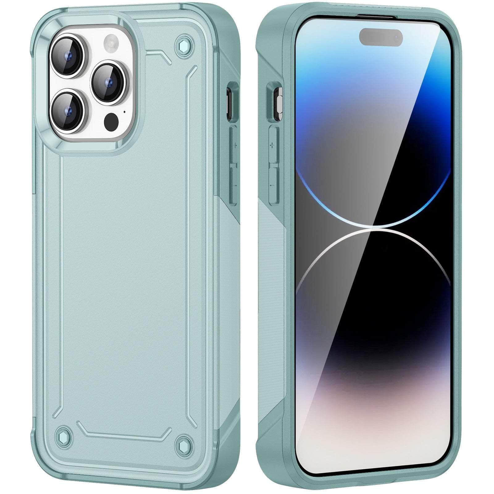 Casebuddy Green / For iPhone 15 Plus iPhone 15 Plus Shockproof Hard Plastic TPU Bumper