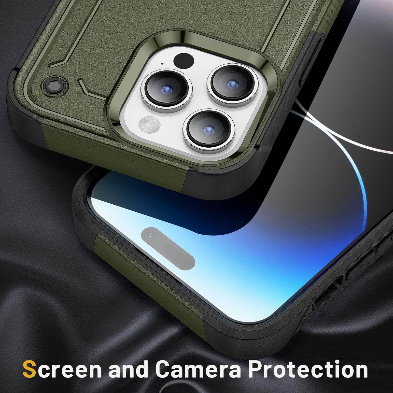 Casebuddy iPhone 15 Plus Shockproof Hard Plastic TPU Bumper