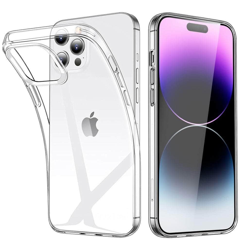 Casebuddy iPhone 15 Plus Transparent Soft TPU Silicone Cover