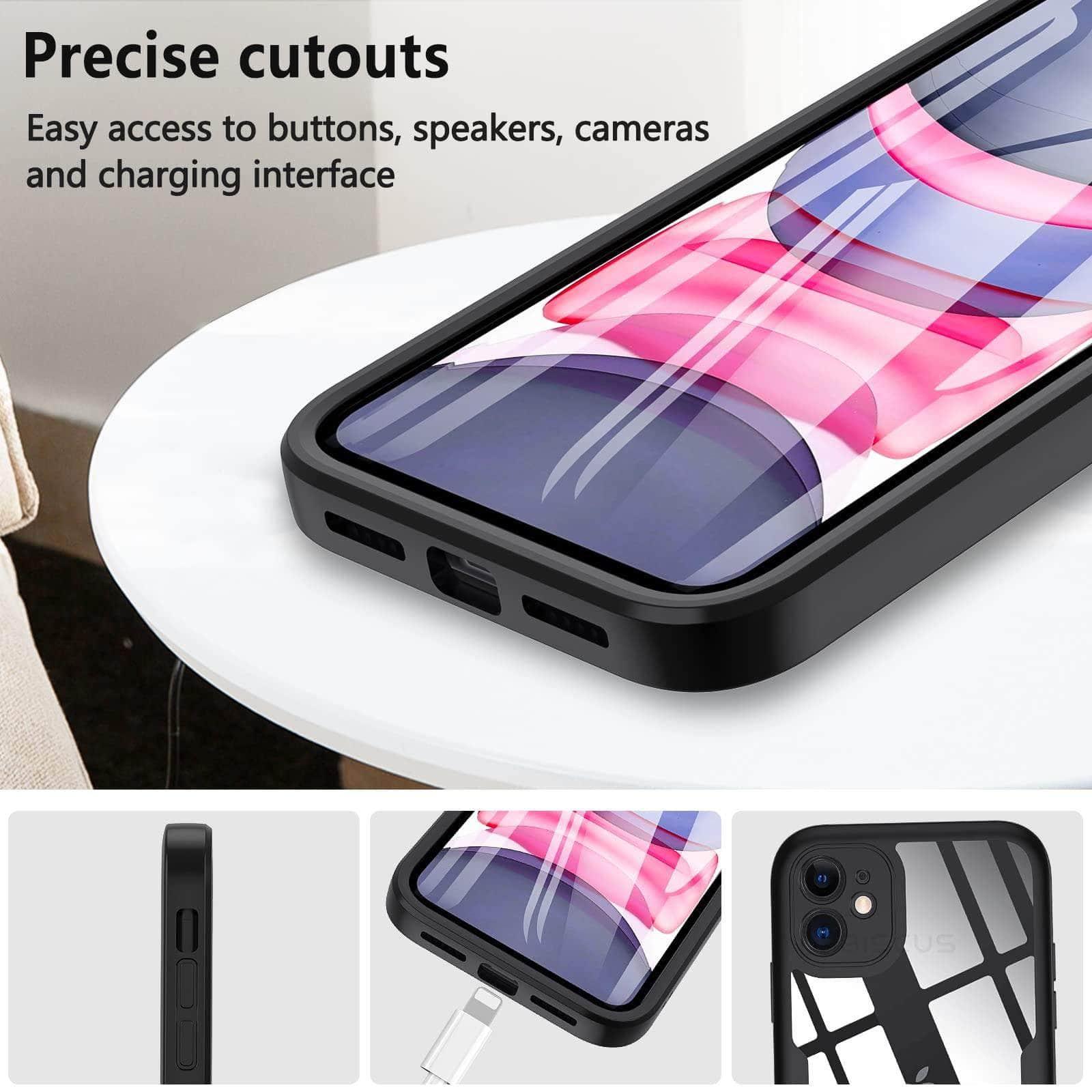 Casebuddy iPhone 15 Pro 360 Degree Full Body Rugged Case