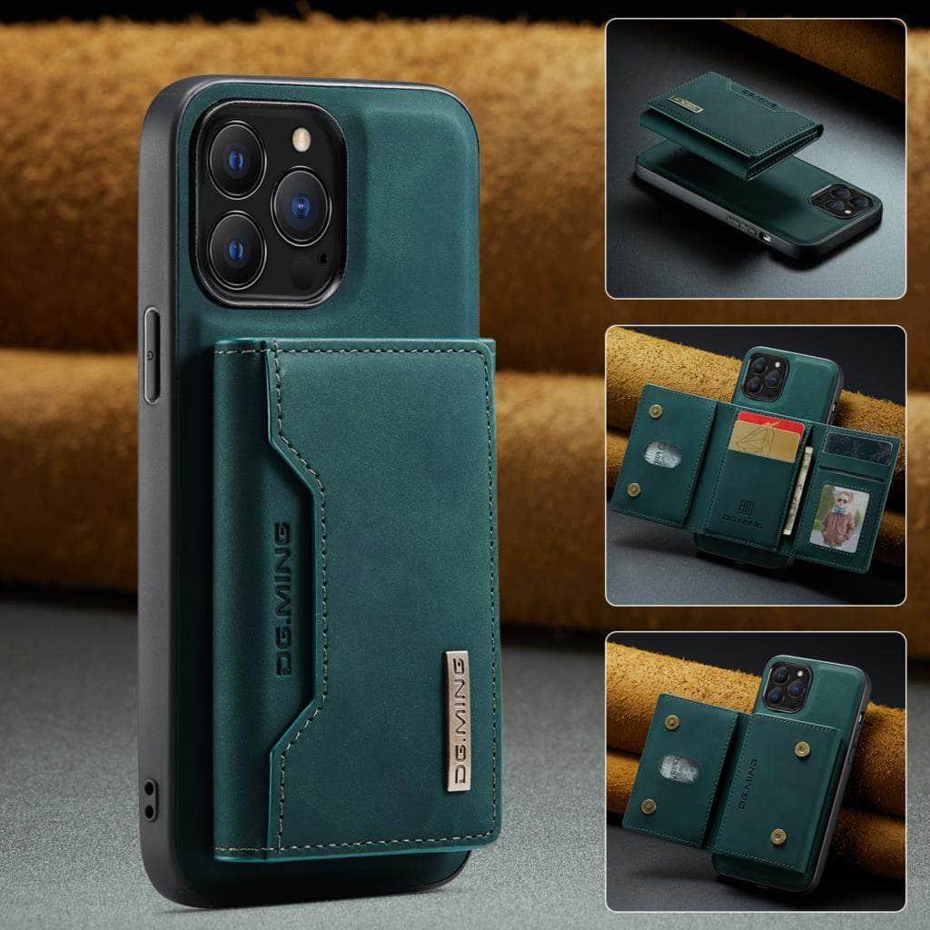 Casebuddy iPhone 15 Pro Magnetic Split Body Wallet Case