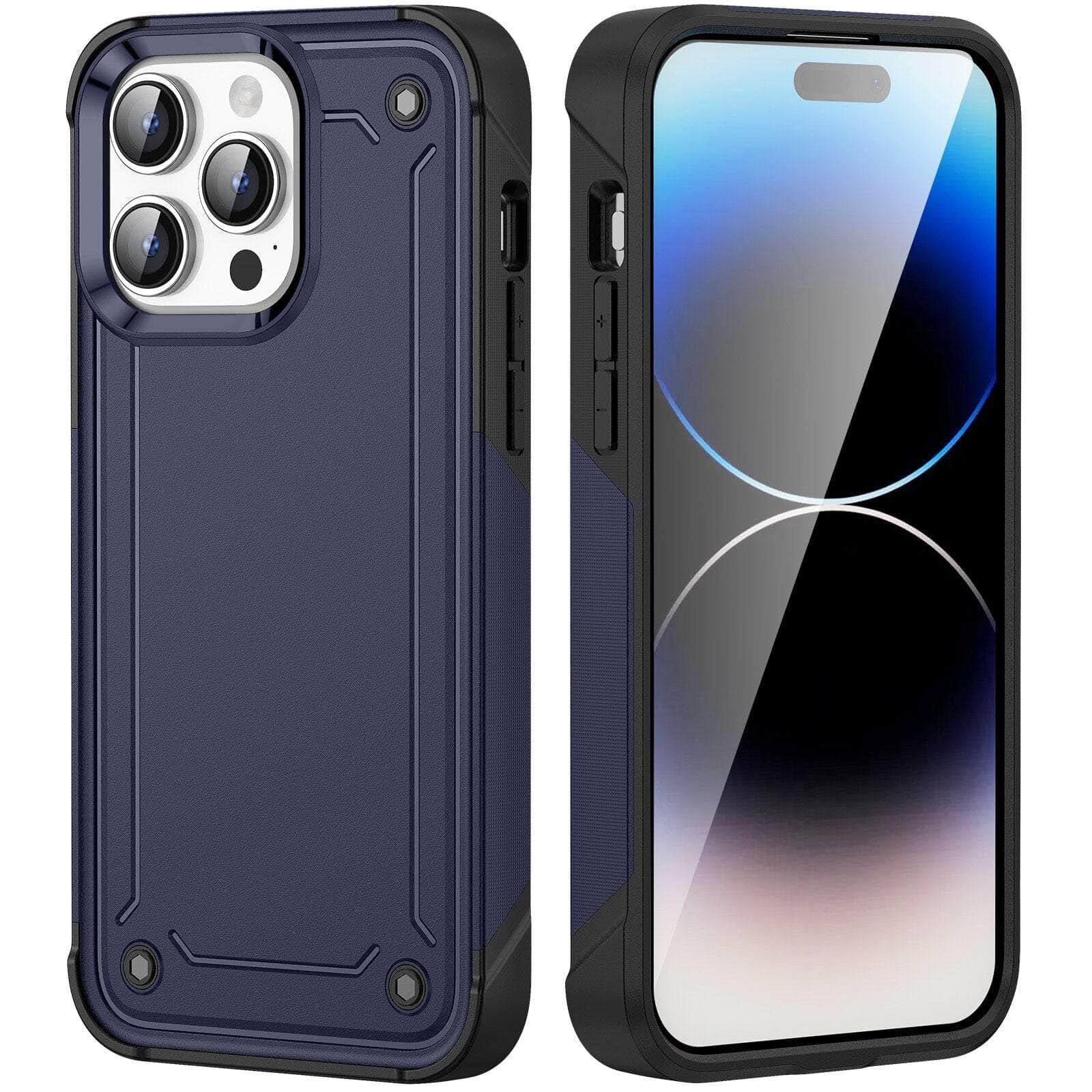 Casebuddy iPhone 15 Pro Max Shockproof Hard Plastic TPU Bumper