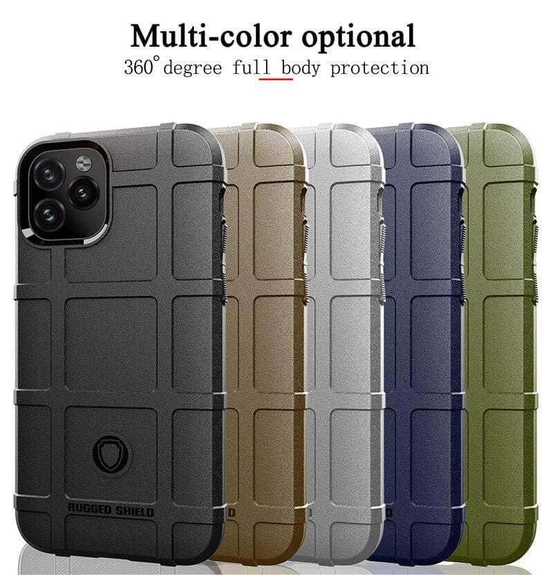 Casebuddy iPhone 15 Pro Rugged Fiber Shield Matte Rubber Case