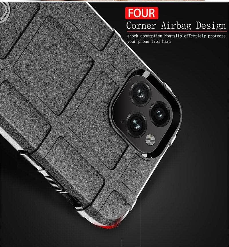 Casebuddy iPhone 15 Rugged Fiber Shield Matte Rubber Case