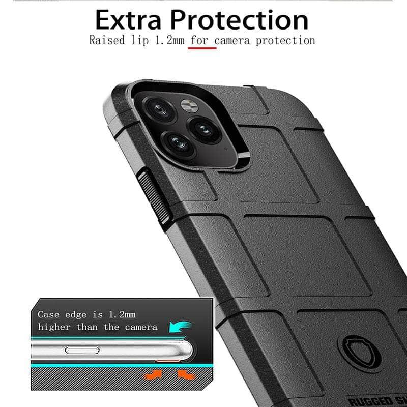 Casebuddy iPhone 15 Rugged Fiber Shield Matte Rubber Case