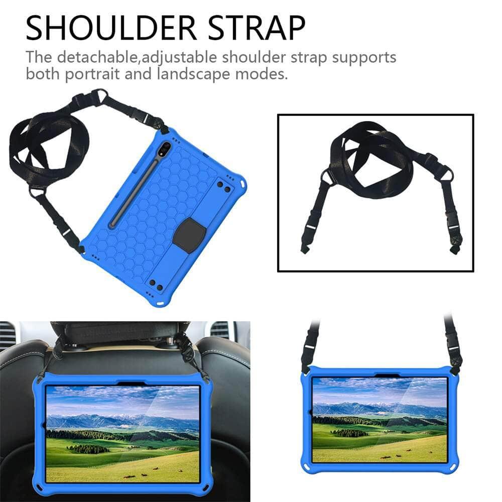 Casebuddy Kids Shoulder Strap Galaxy Tab S9 2023 EVA Case