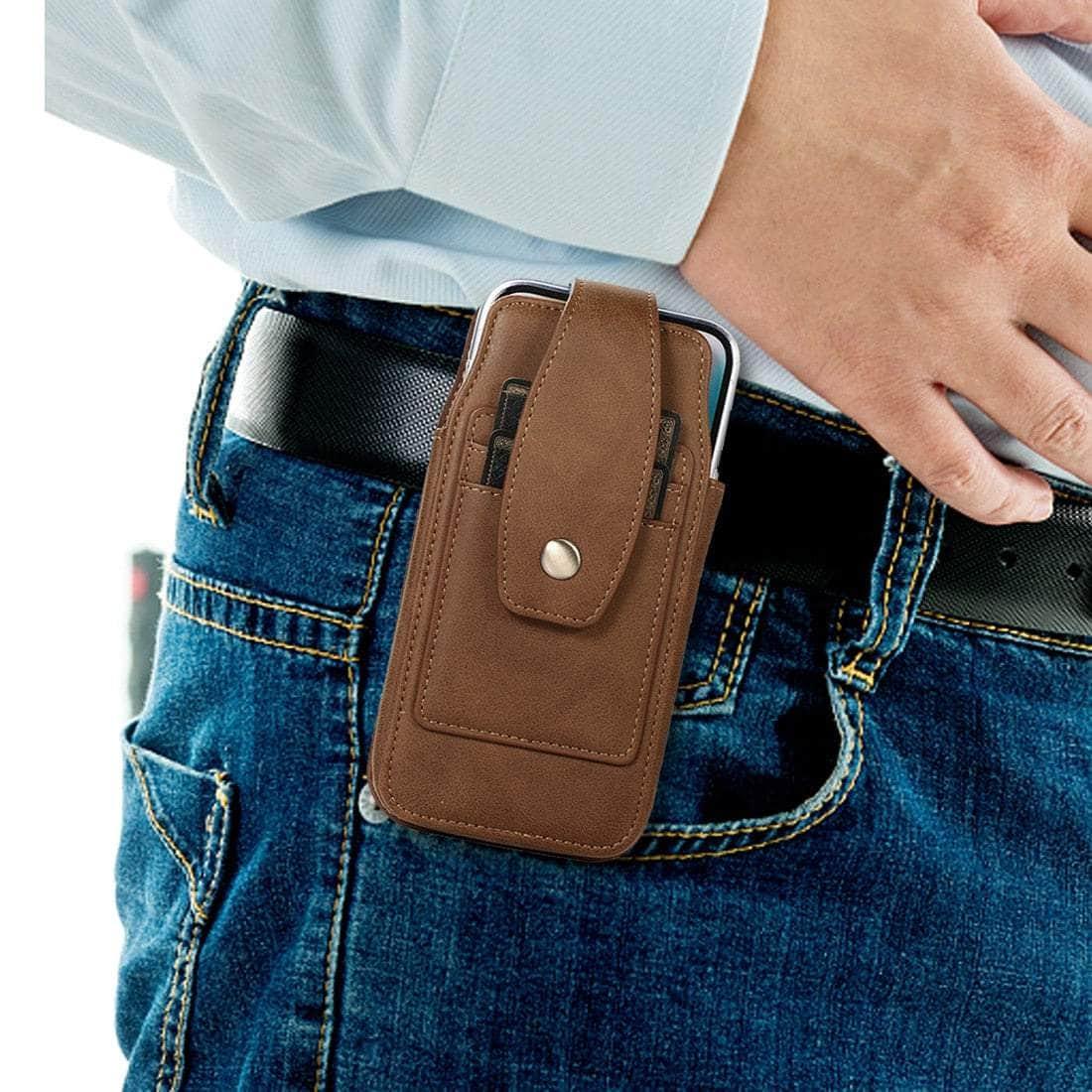 Casebuddy Leather Belt Clip Galaxy Z Fold 3 Holster Pouch