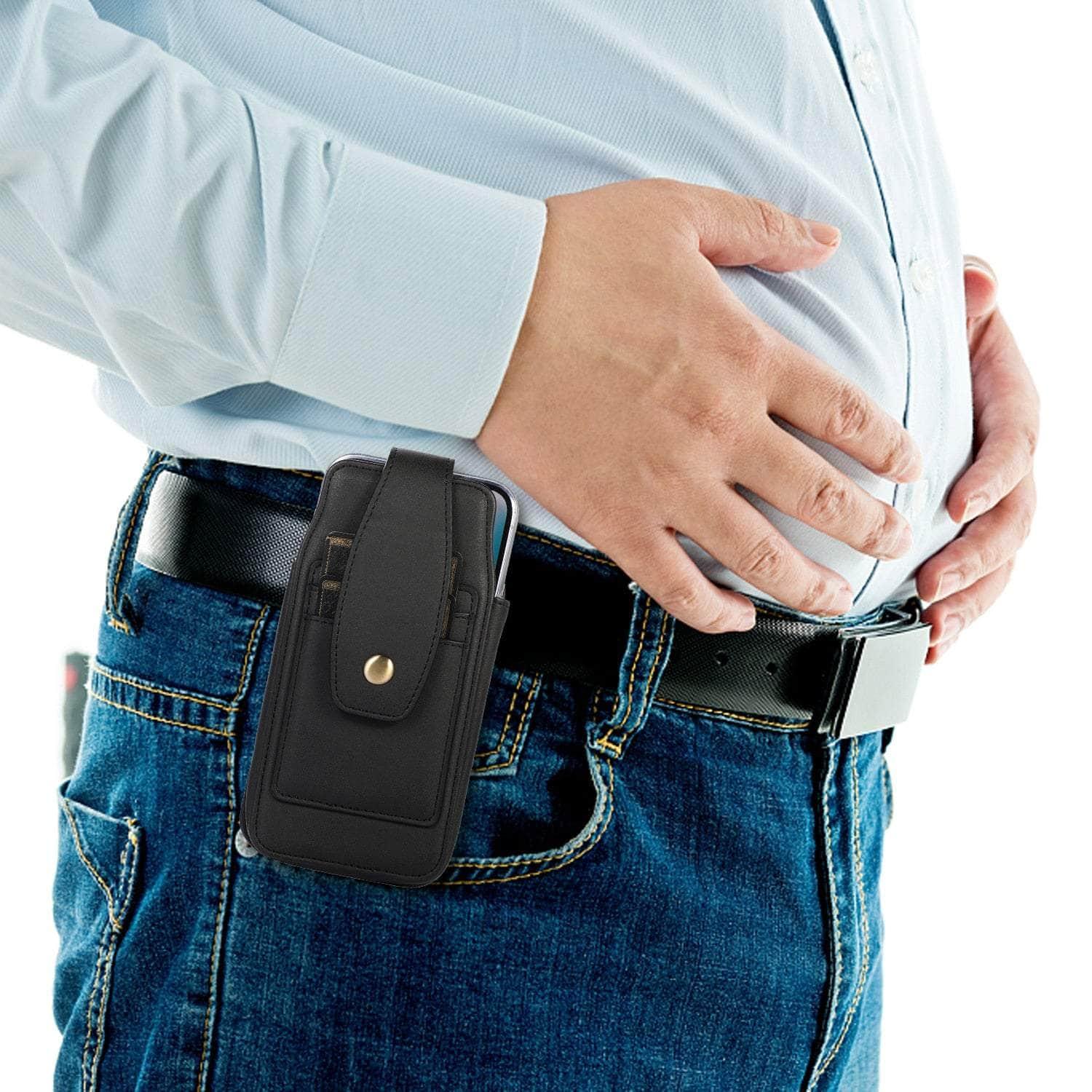 Casebuddy Leather Belt Clip Galaxy Z Fold 3 Holster Pouch