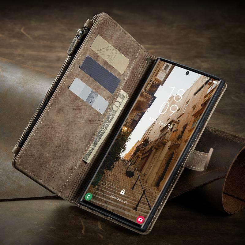 Casebuddy Leather Wallet  Galaxy S23 FE Case
