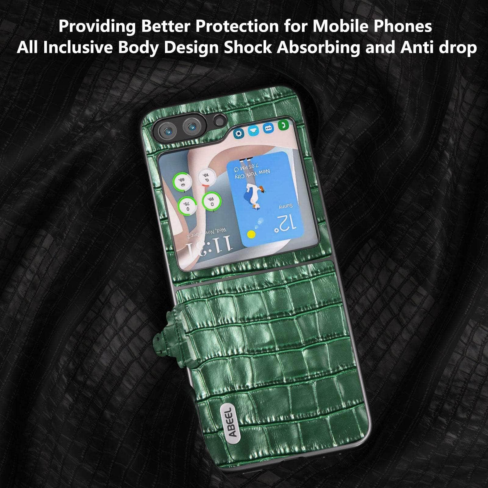Casebuddy Luxury Alligator Pattern Galaxy Z Flip 5 Case