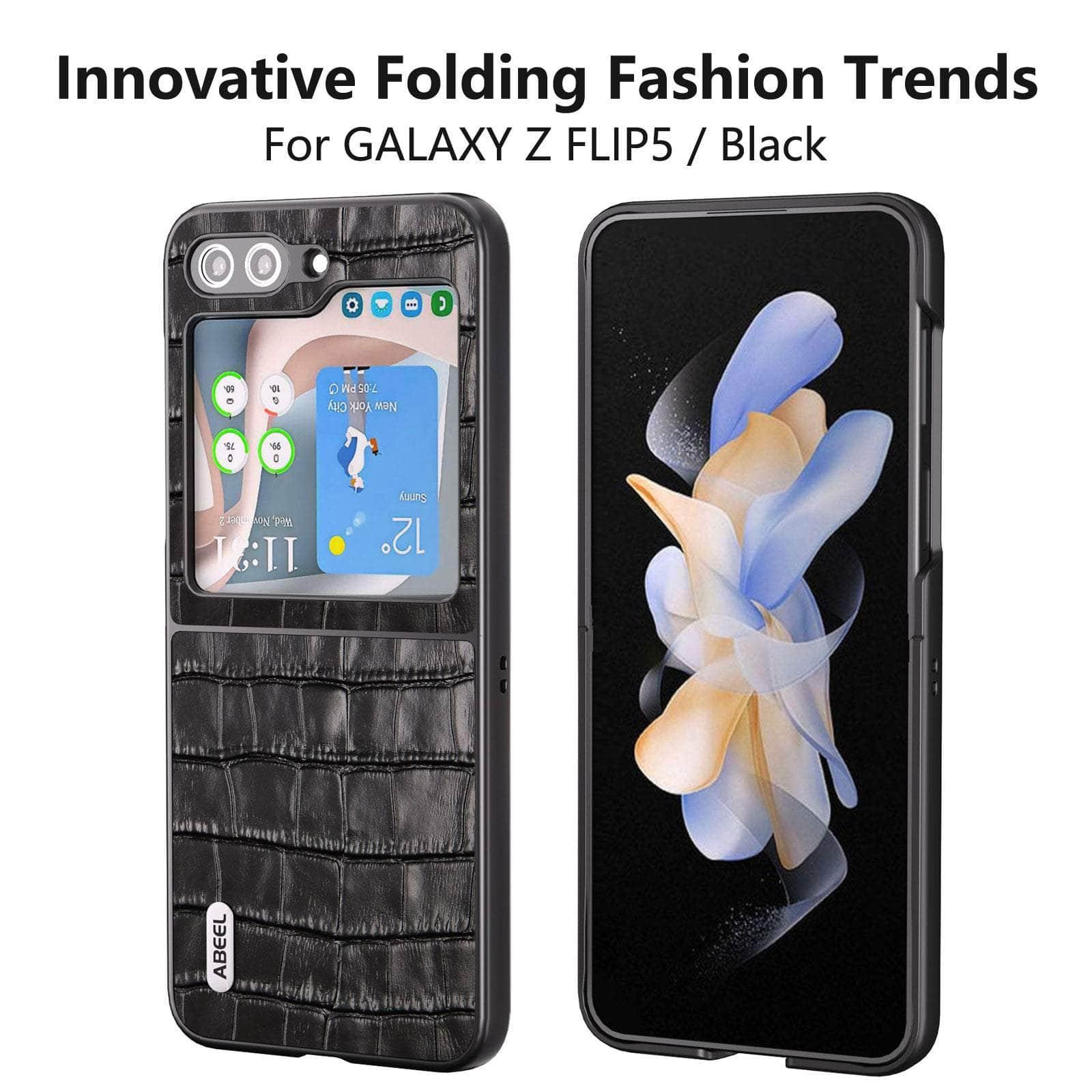Casebuddy Luxury Alligator Pattern Galaxy Z Flip 5 Case