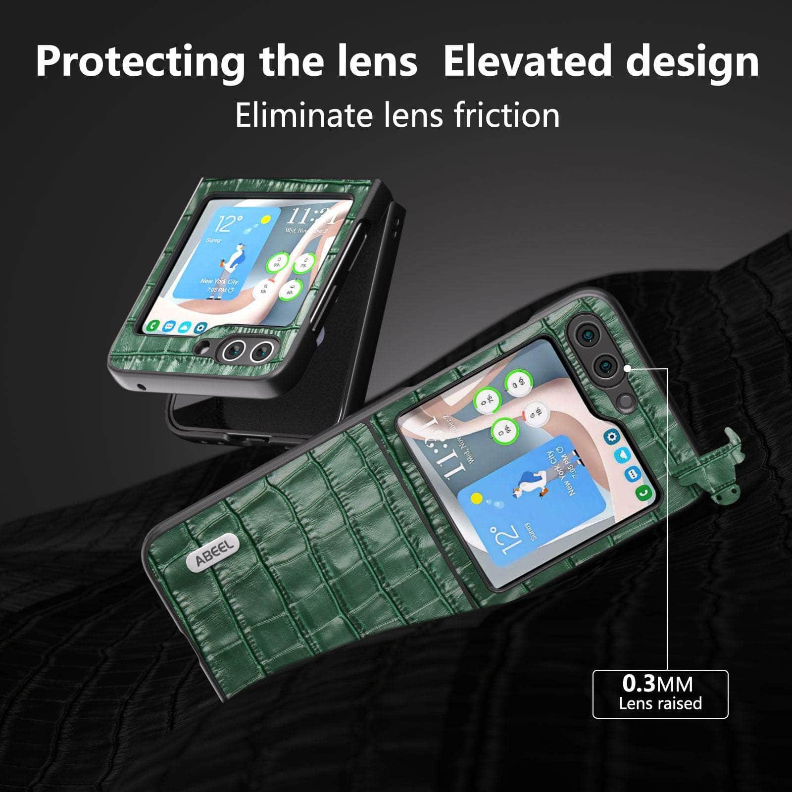Casebuddy Luxury Alligator Pattern Galaxy Z Flip 5 Case