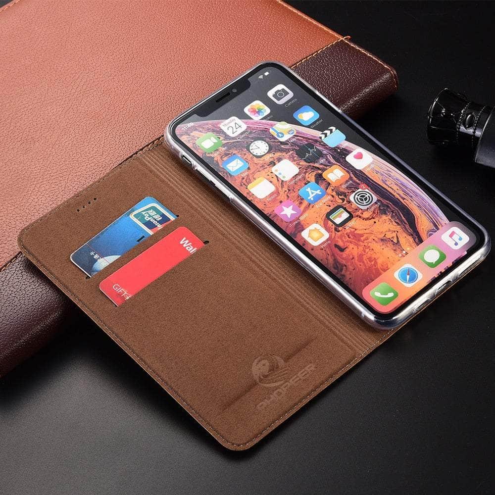 Casebuddy Luxury Galaxy A34 Genuine Leather Flip Case