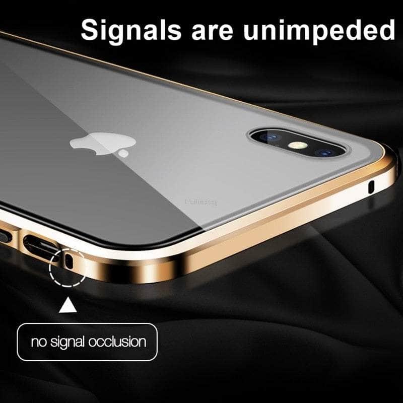 Casebuddy Magnetic Tempered iPhone 15 Plus Glass Privacy Case