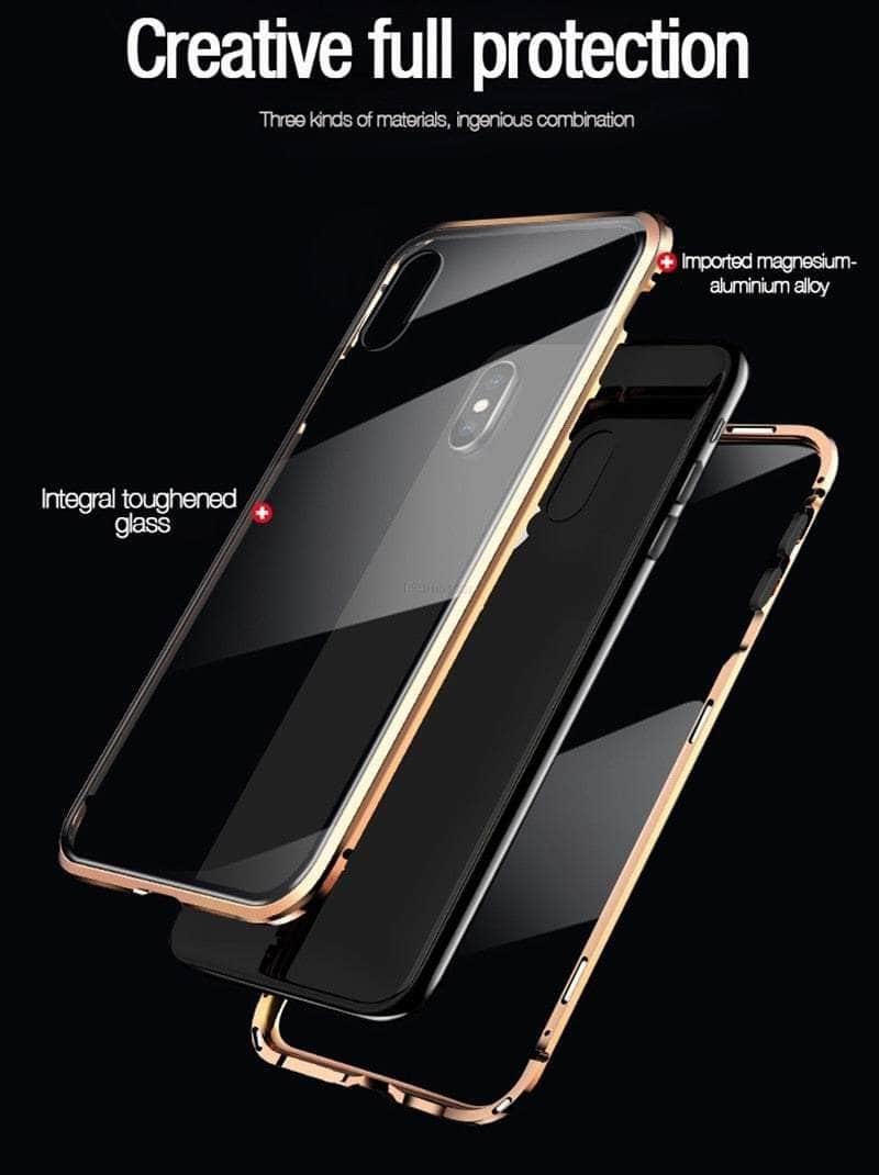 Casebuddy Magnetic Tempered iPhone 15 Plus Glass Privacy Case