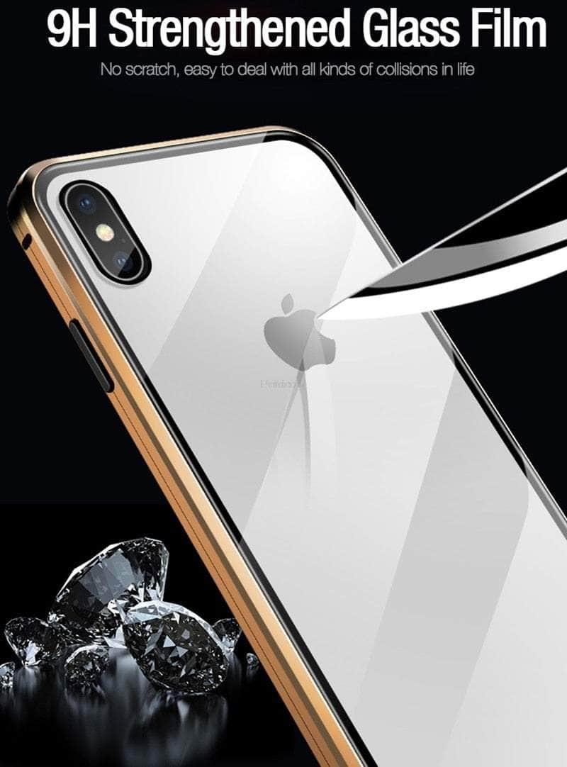 Casebuddy Magnetic Tempered iPhone 15 Plus Glass Privacy Case