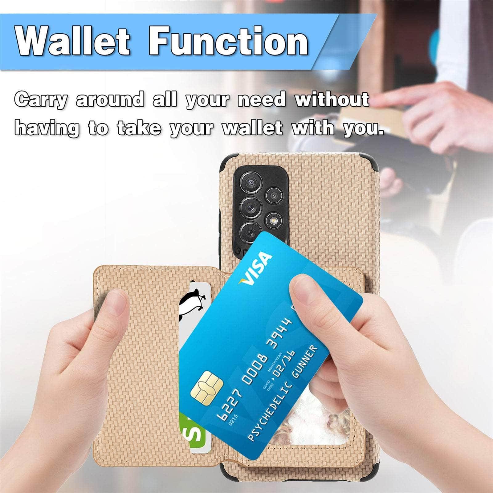 Casebuddy Magnetic Wallet Galaxy A34 Card Holder Cover