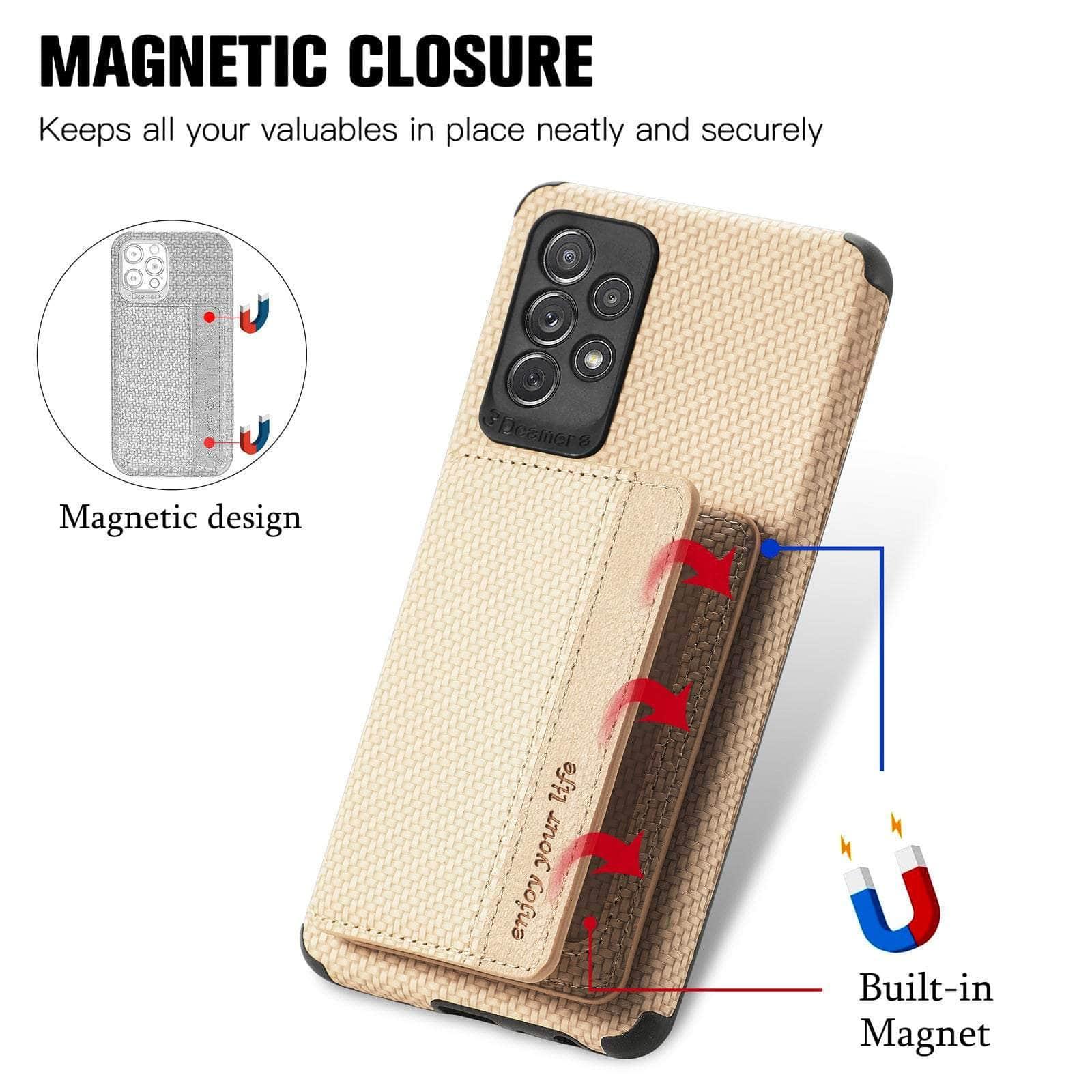 Casebuddy Magnetic Wallet Galaxy A34 Card Holder Cover