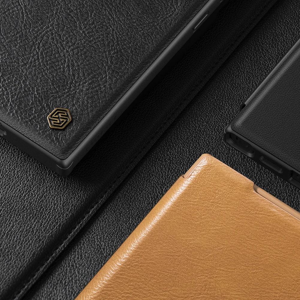 Casebuddy NILLKIN Galaxy S24 Vegan Flip Leather Card Slot Cover
