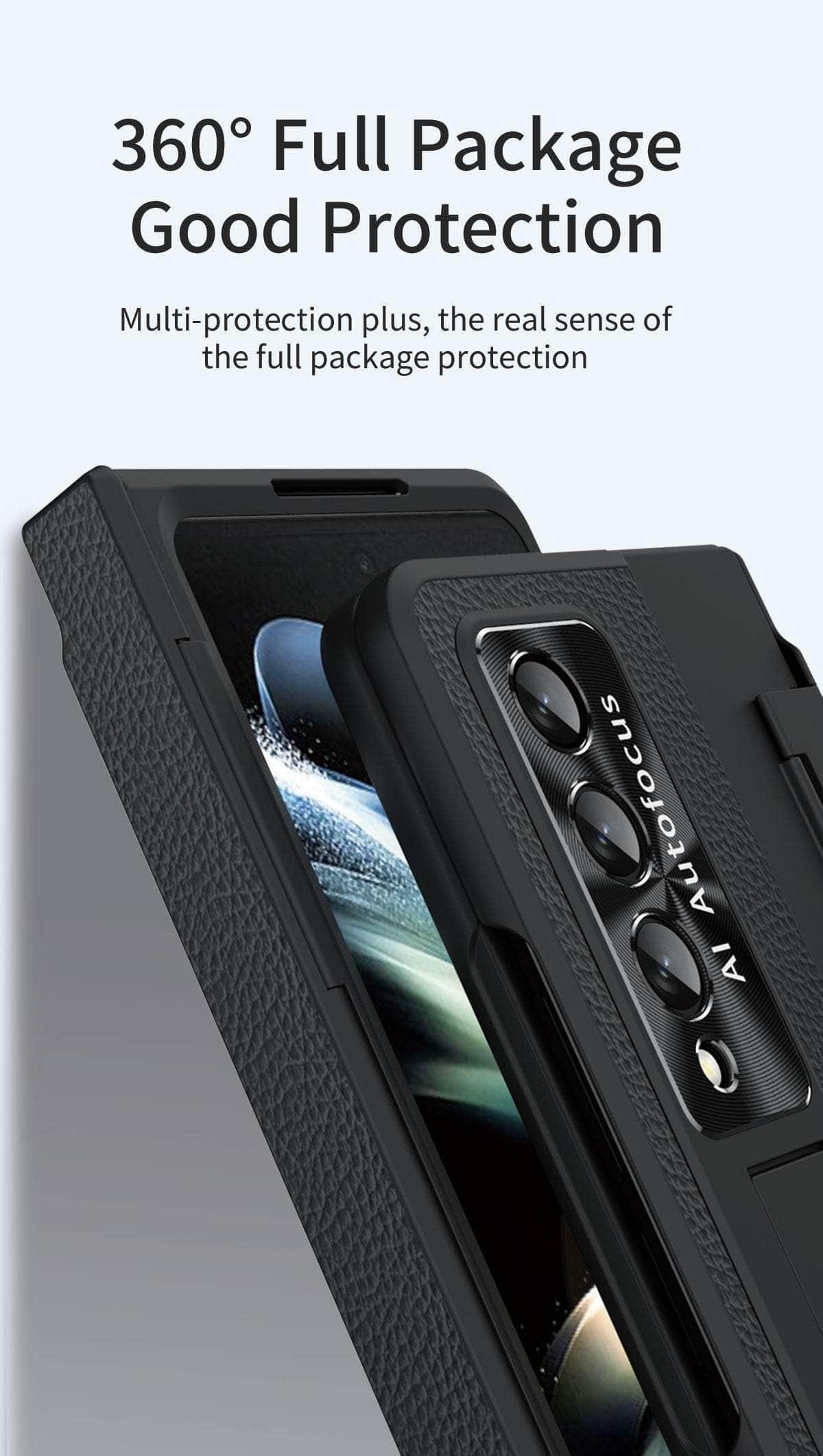Casebuddy Plating Galaxy Z Fold 5 Glass Protection Cover