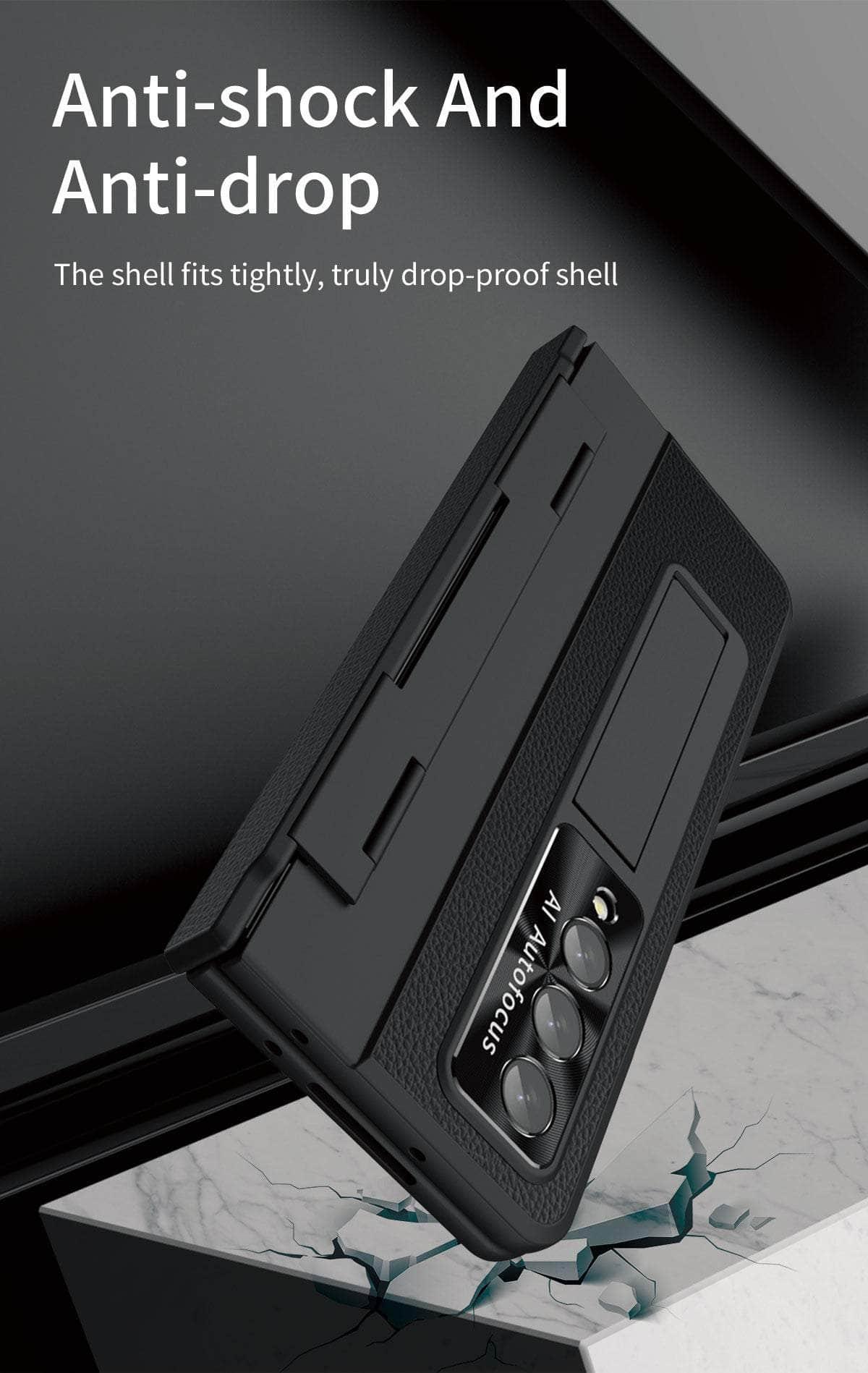 Casebuddy Plating Galaxy Z Fold 5 Glass Protection Cover