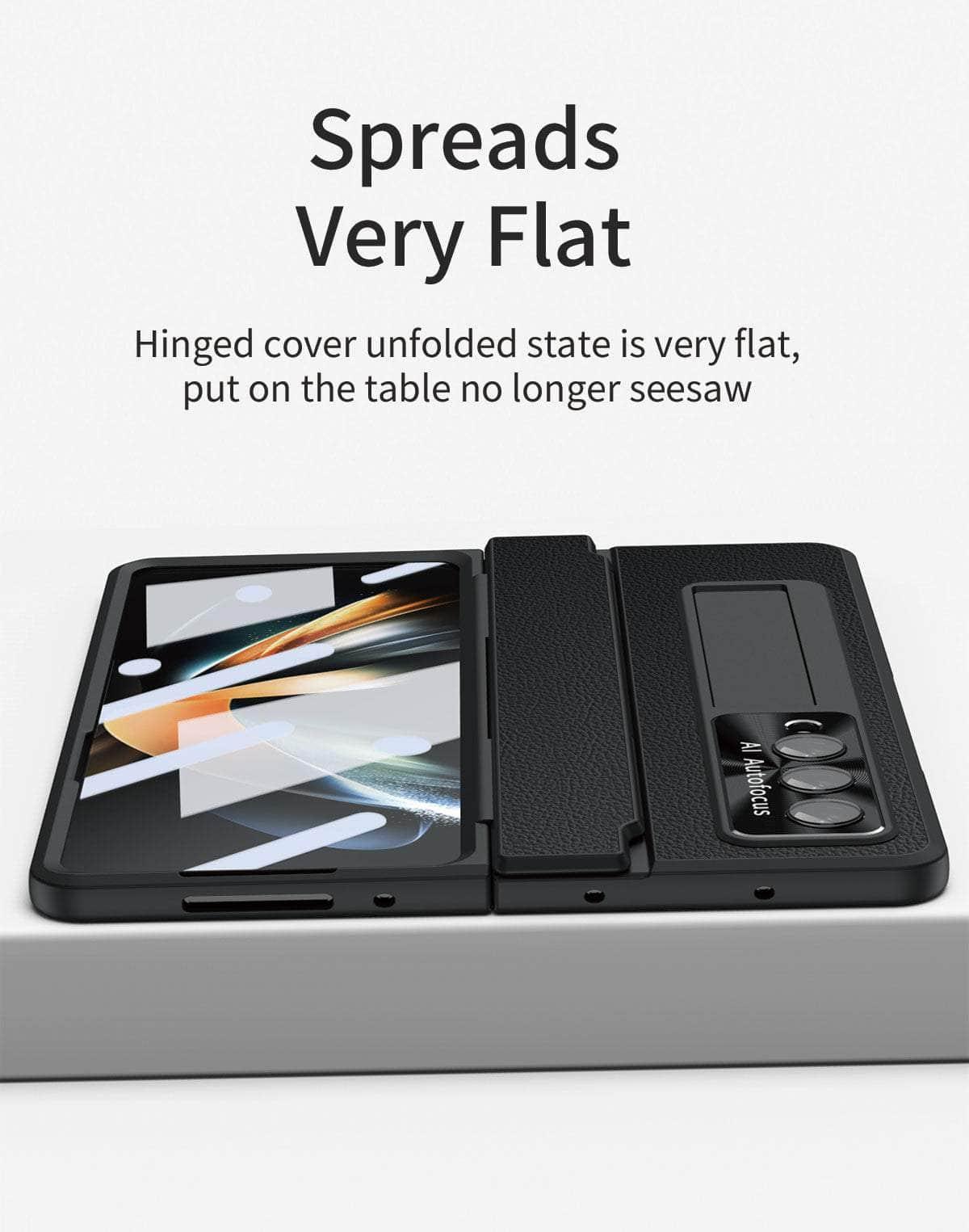 Casebuddy Plating Galaxy Z Fold 5 Glass Protection Cover