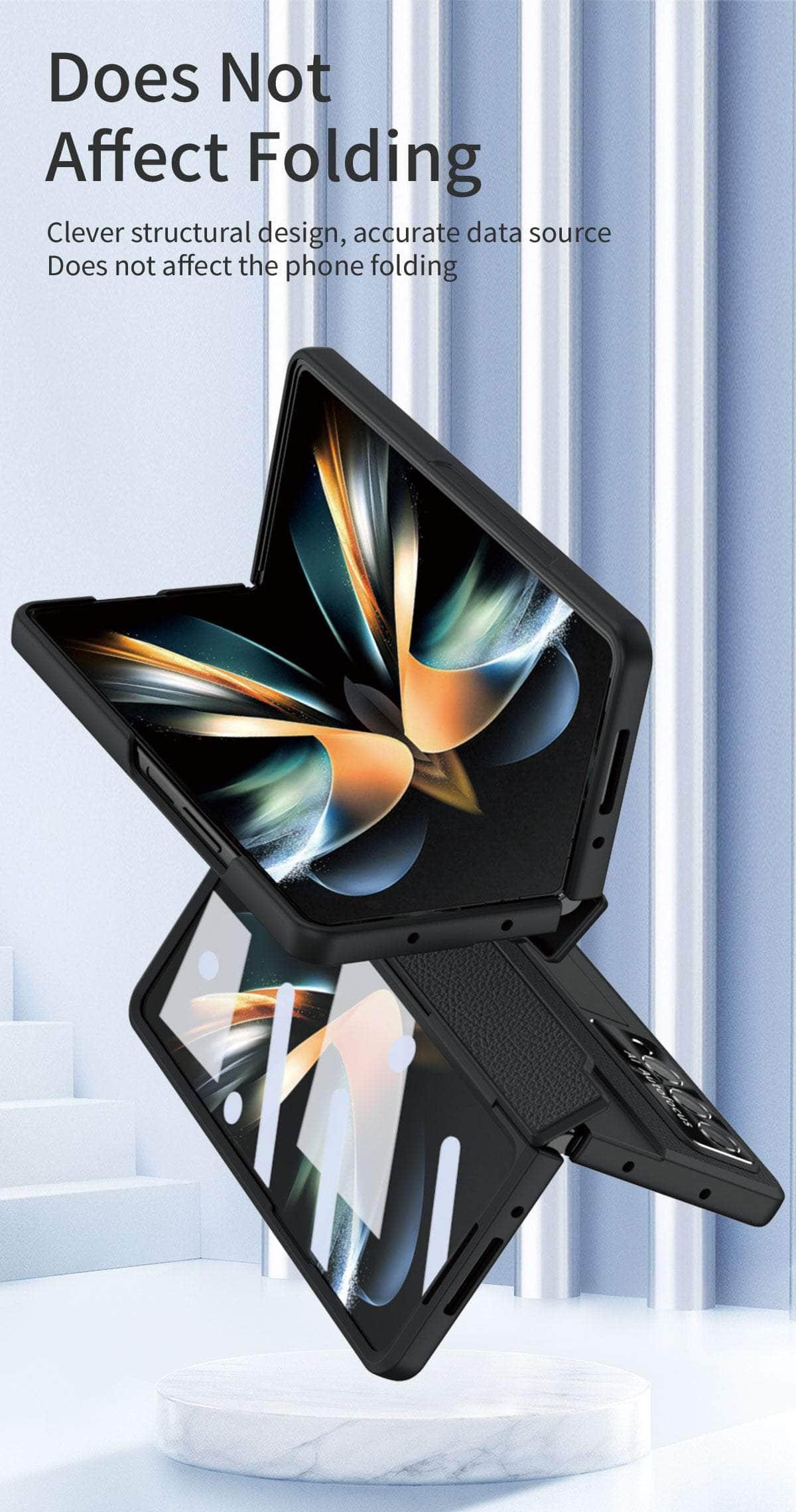 Casebuddy Plating Galaxy Z Fold 5 Glass Protection Cover