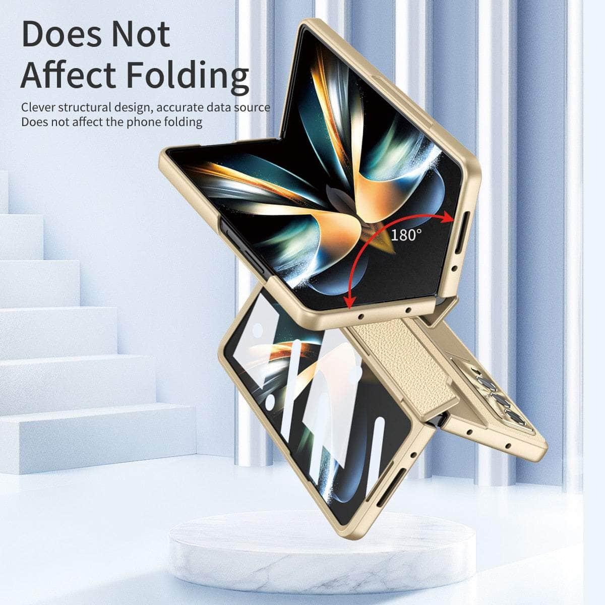 Casebuddy Plating Galaxy Z Fold 5 Glass Protection Cover