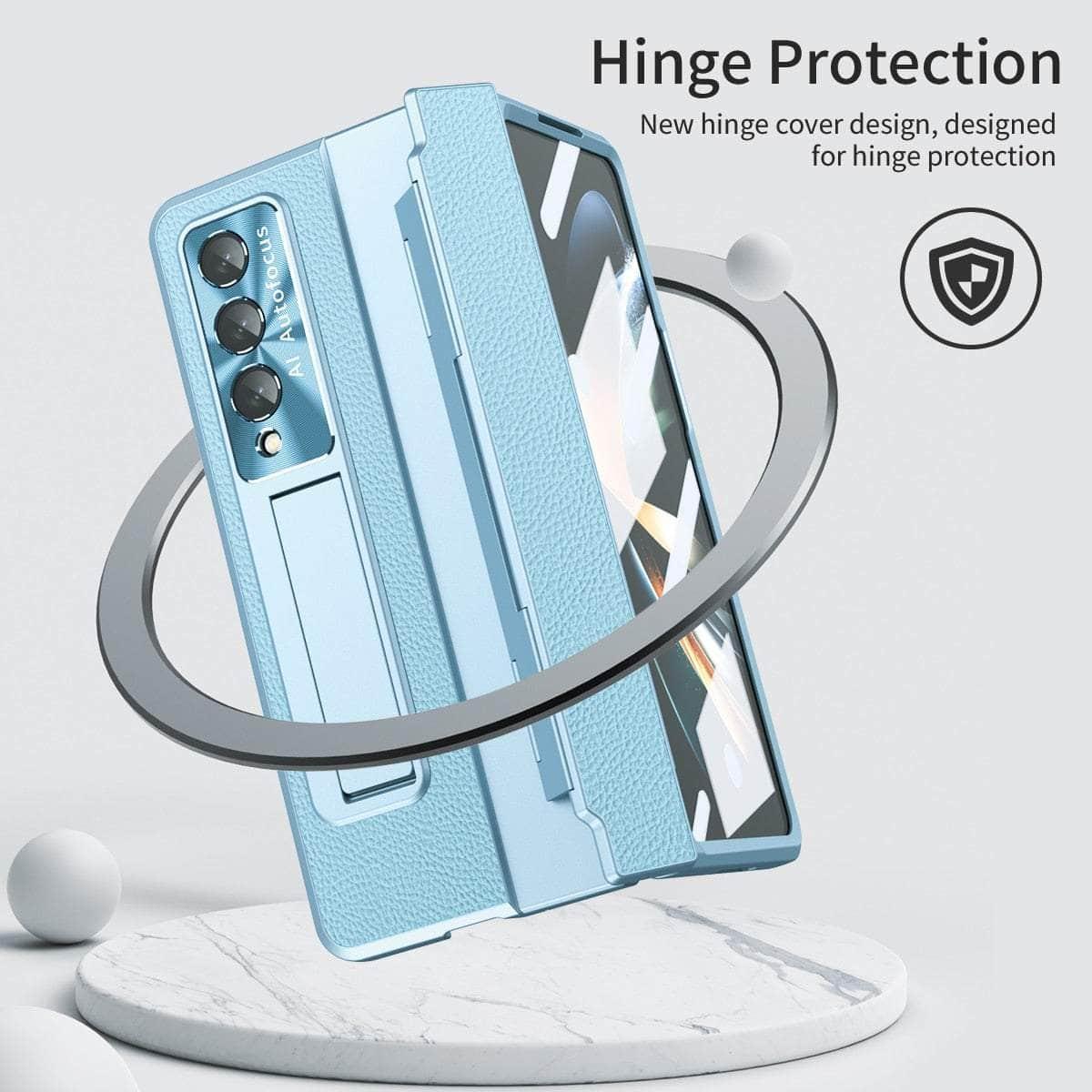 Casebuddy Plating Galaxy Z Fold 5 Glass Protection Cover