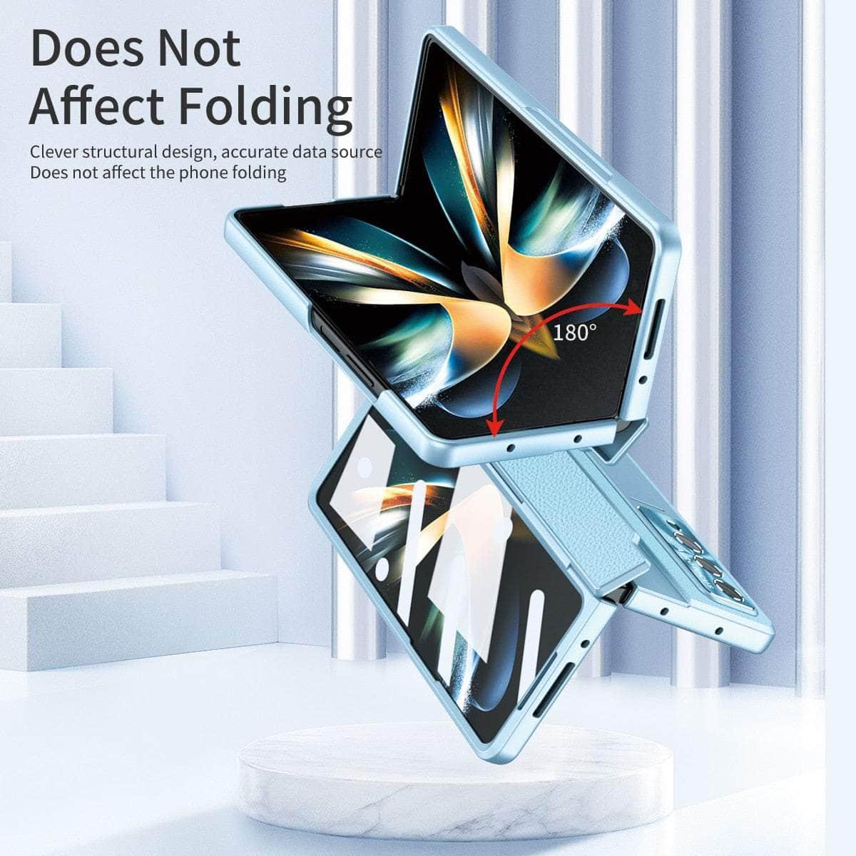 Casebuddy Plating Galaxy Z Fold 5 Glass Protection Cover