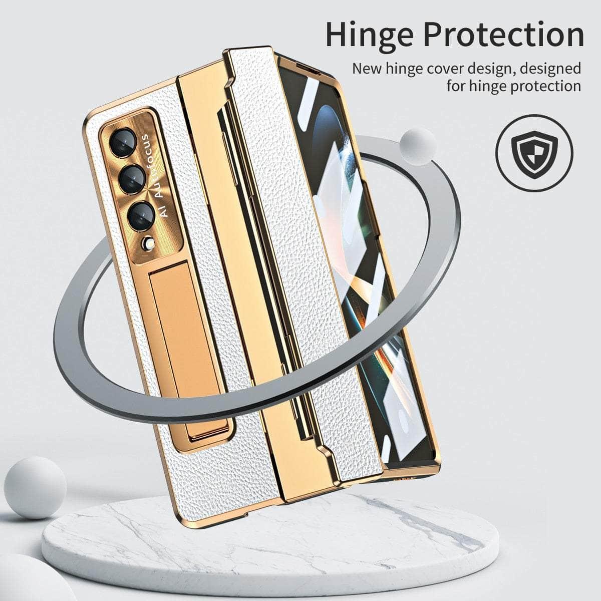 Casebuddy Plating Galaxy Z Fold 5 Glass Protection Cover