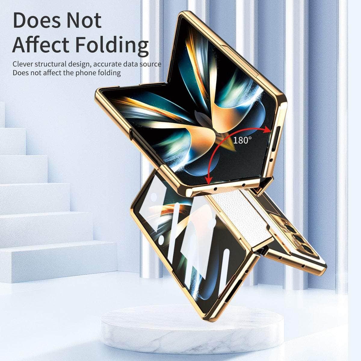 Casebuddy Plating Galaxy Z Fold 5 Glass Protection Cover