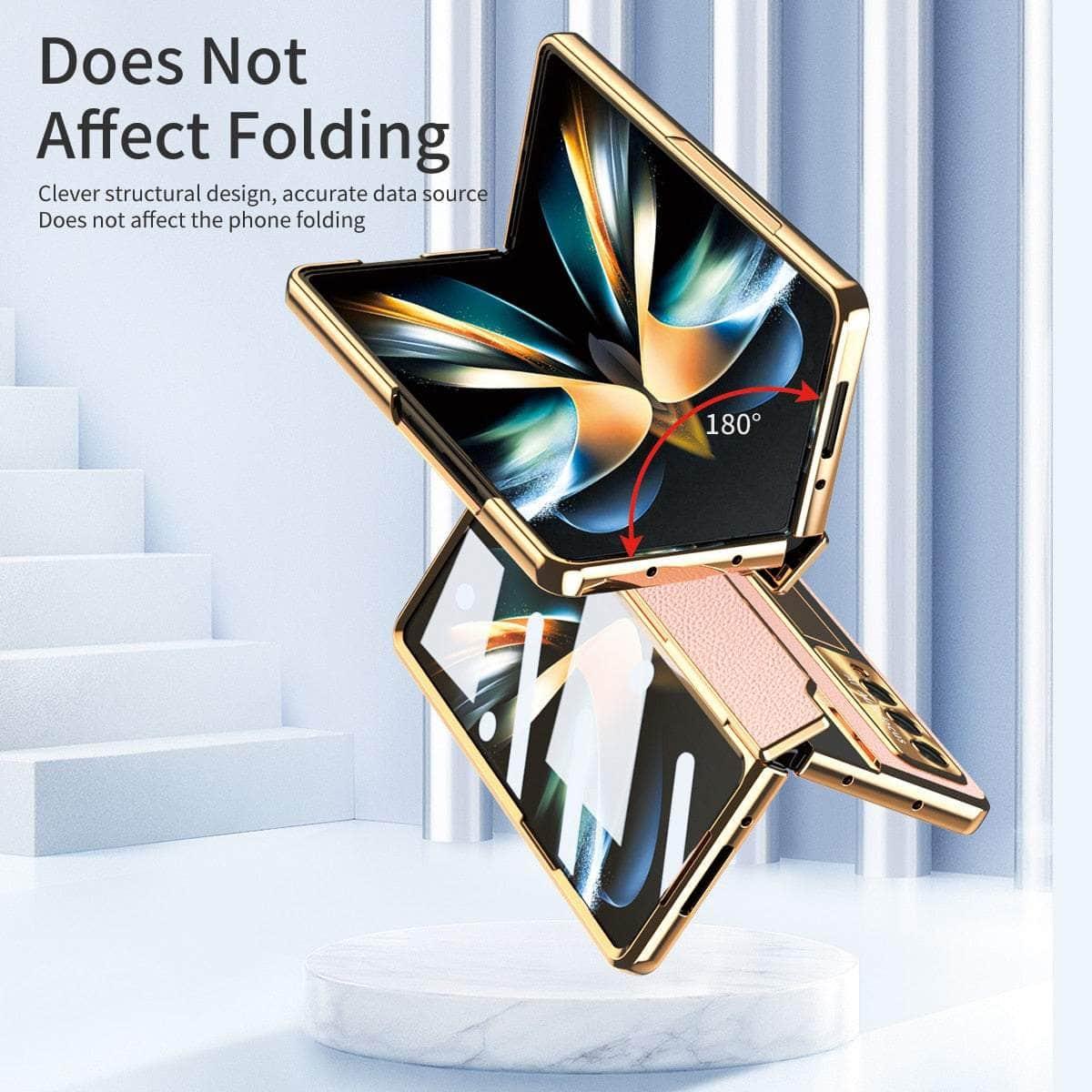 Casebuddy Plating Galaxy Z Fold 5 Glass Protection Cover