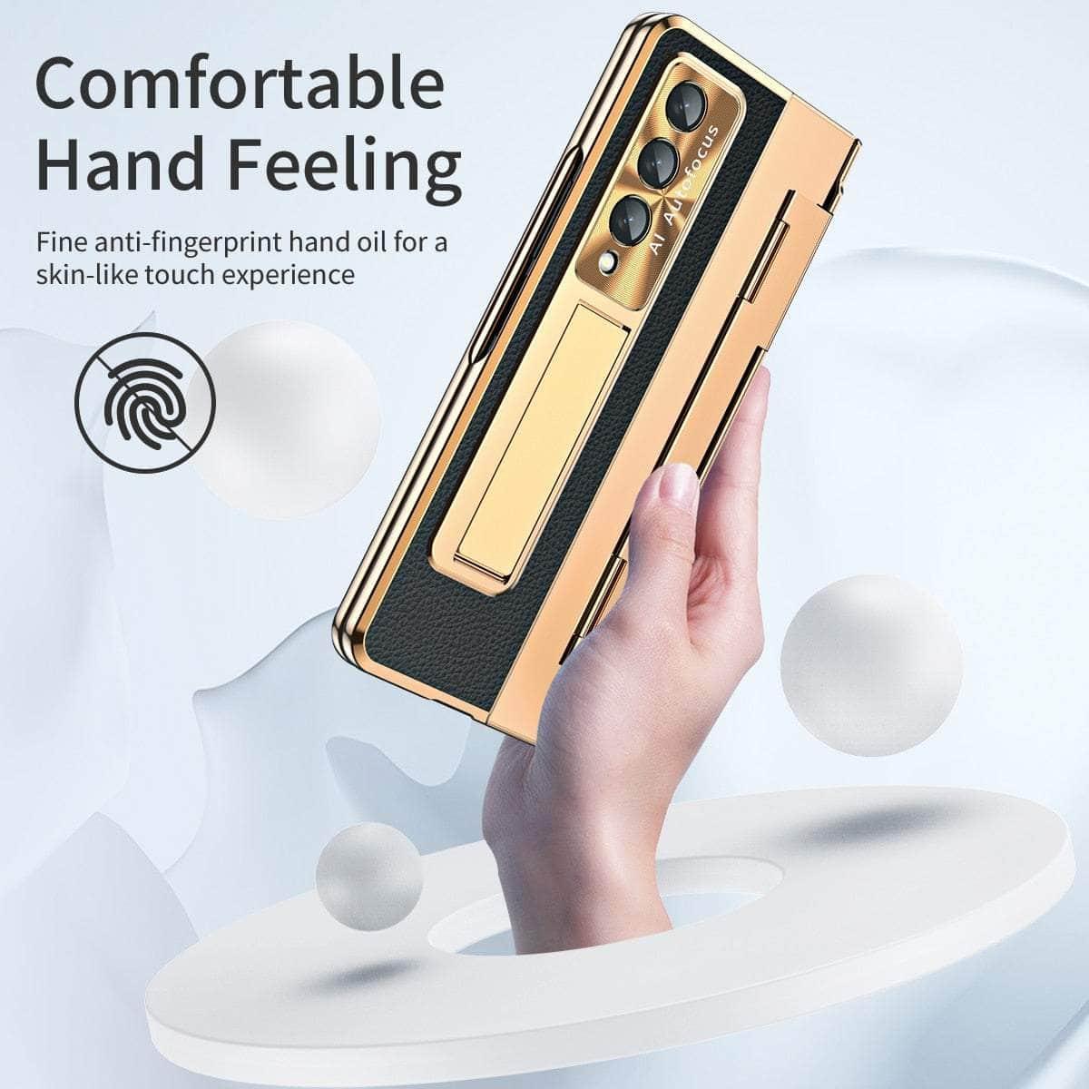 Casebuddy Plating Galaxy Z Fold 5 Glass Protection Cover