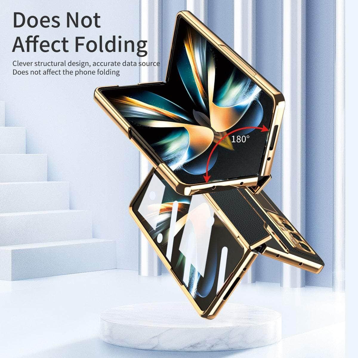 Casebuddy Plating Galaxy Z Fold 5 Glass Protection Cover
