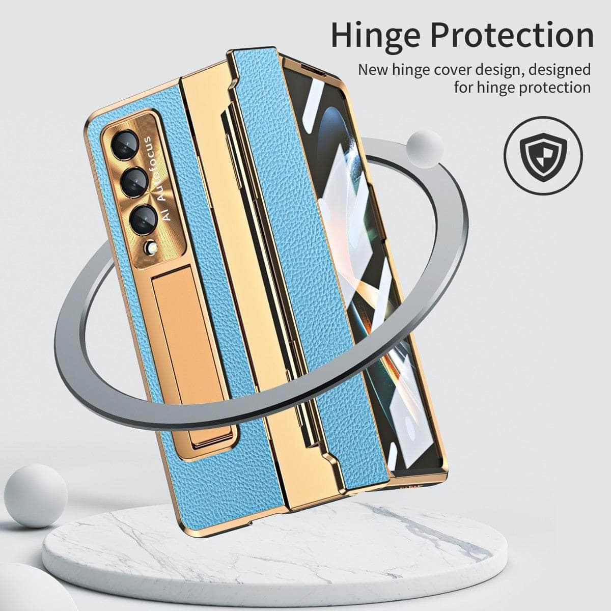 Casebuddy Plating Galaxy Z Fold 5 Glass Protection Cover