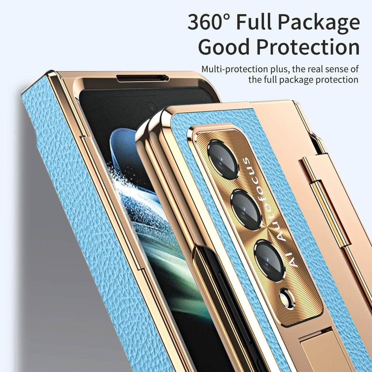 Casebuddy Plating Galaxy Z Fold 5 Glass Protection Cover